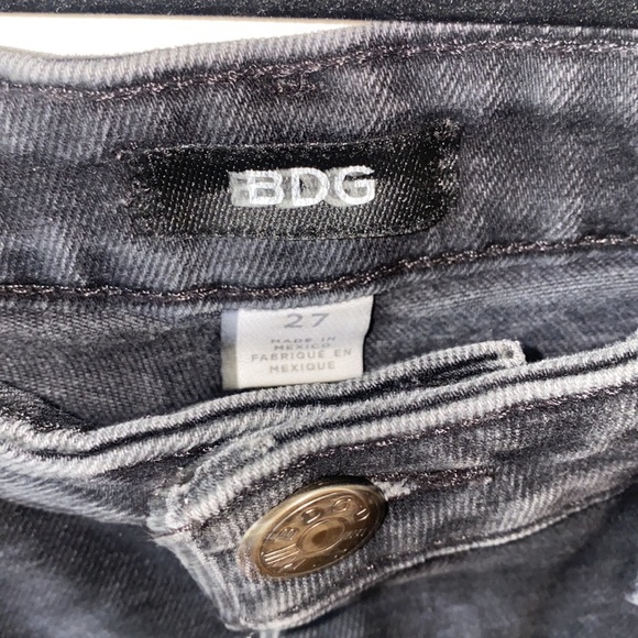 Urban Outfitters BDG high waisted cropped flare black jeans - Picture 2 of 3